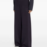 Pantaloni con coulisse sui orli in nero MM6 X Salomon - unisex 