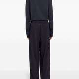 Pantaloni con coulisse sui orli in nero MM6 X Salomon - unisex 
