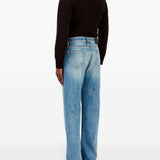 Jeans con cinque tasche in blu Mm6 maison margiela - uomo 
