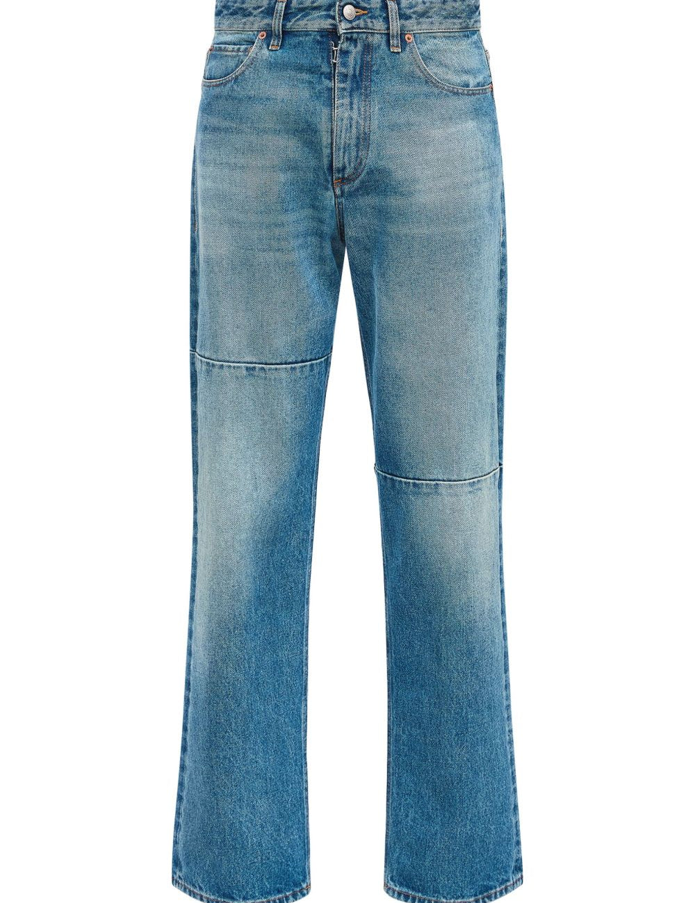 Jeans con cinque tasche in blu Mm6 maison margiela - uomo 