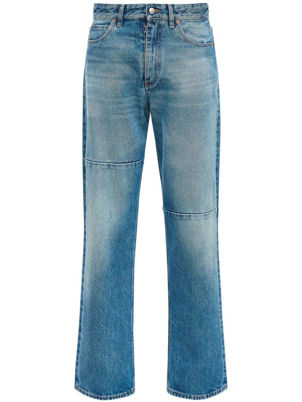 Jeans con cinque tasche in blu Mm6 maison margiela - uomo 