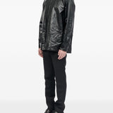 Camicia con finitura lucida in nero Mm6 maison margiela - uomo 
