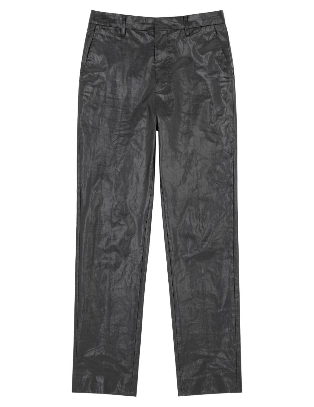 Pantaloni con effetto stropicciato in nero MM6 Maison Margiela - donna 