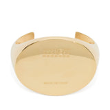 Bracciale con logo inciso in oro Mm6 maison margiela - donna 