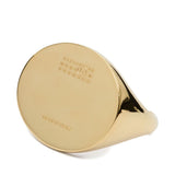 Bracciale con logo inciso in oro Mm6 maison margiela - donna 