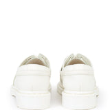 Mocassini in pelle in bianco MM6 x Dr. Martens - donna 