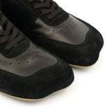 Sneakers con grafica numerica in nero 