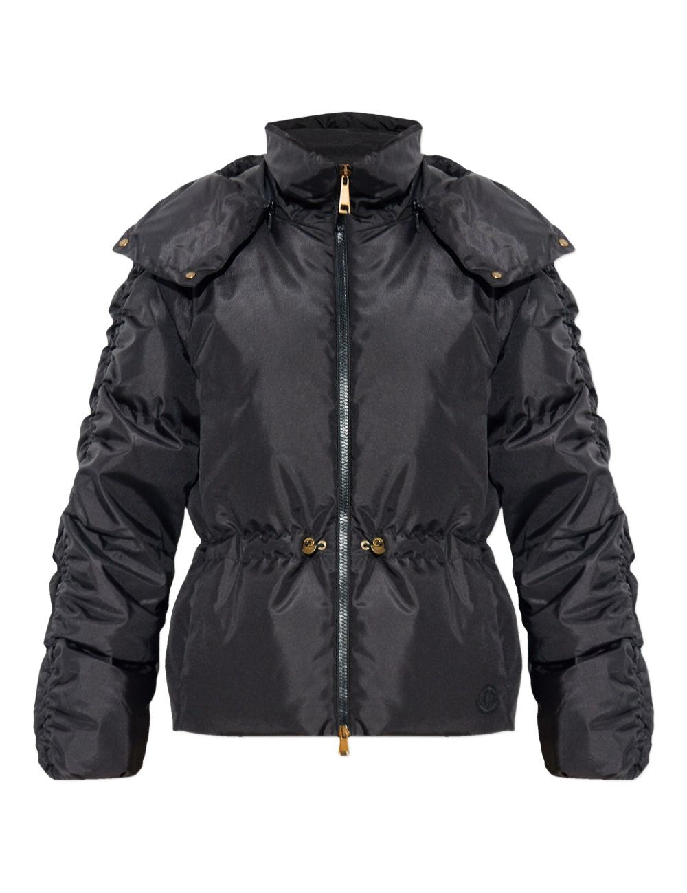 Piumino Louviere con cappuccio in nero Moncler - donna 