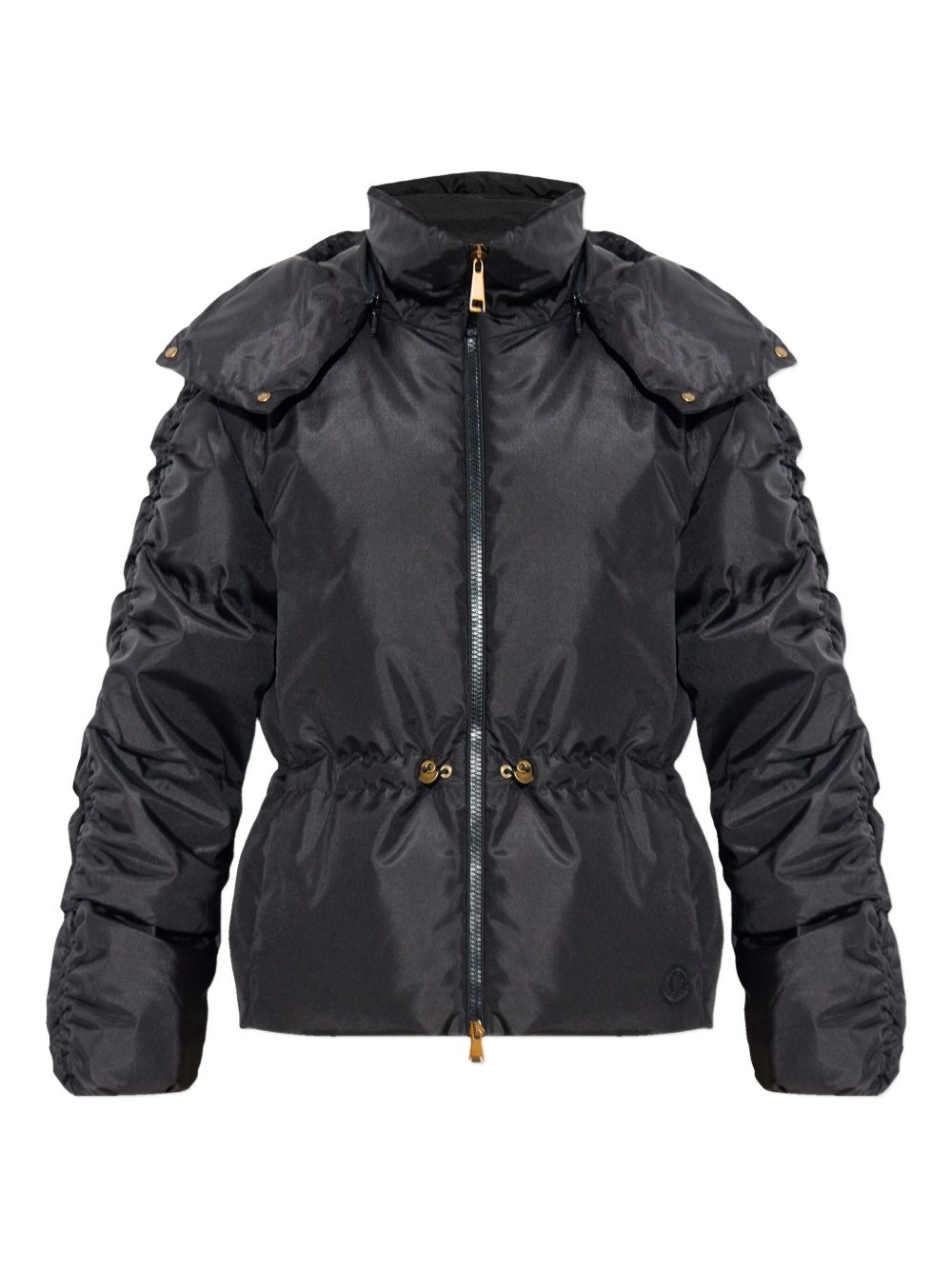 Piumino Louviere con cappuccio in nero Moncler - donna 