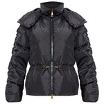 Piumino Louviere con cappuccio in nero Moncler - donna 