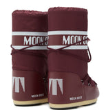 Stivali da neve Icon in borgogna Moon boot - unisex 