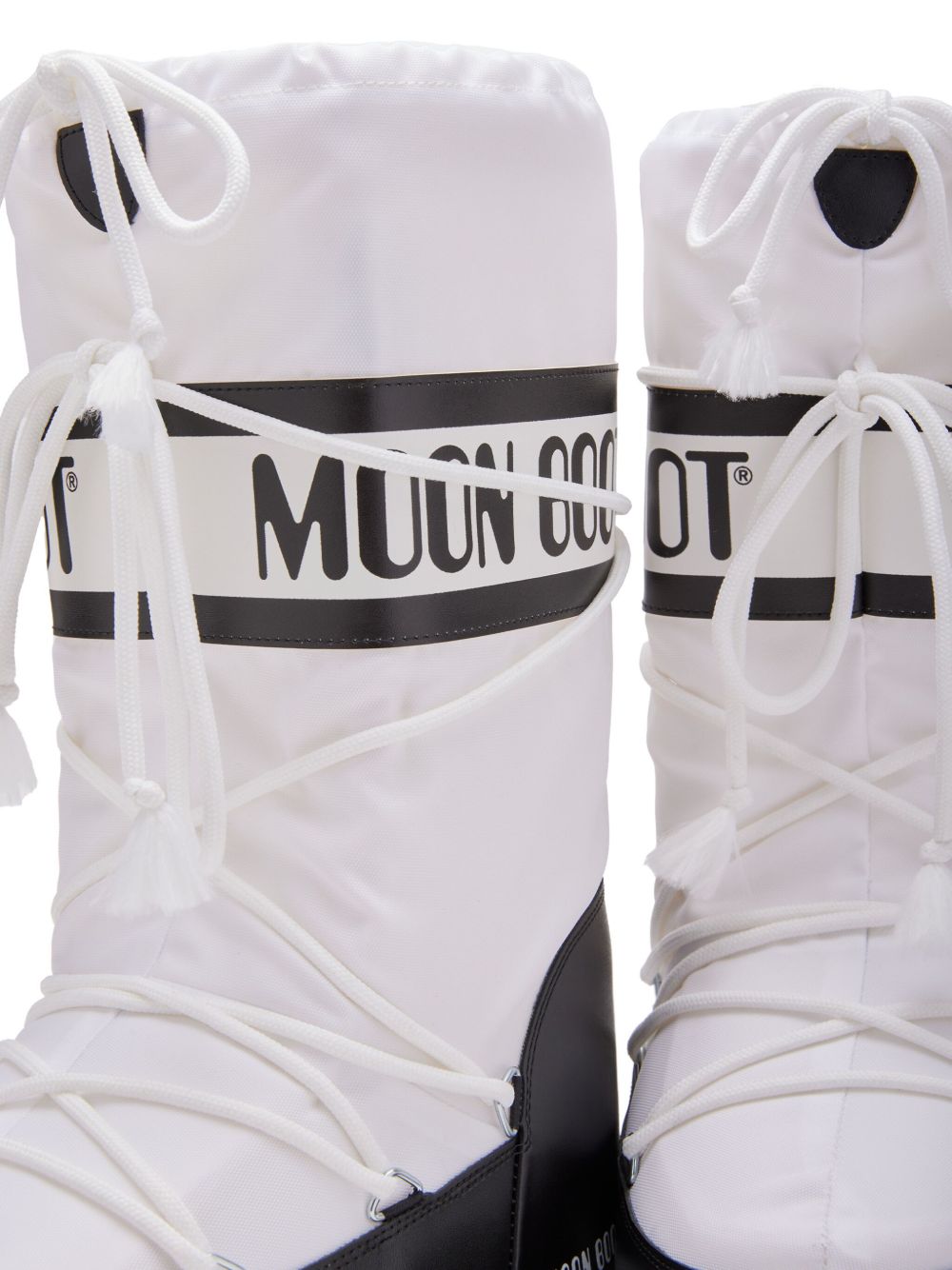 Stivali Icon con stampa in nero e bianco Moon boot - unisex 