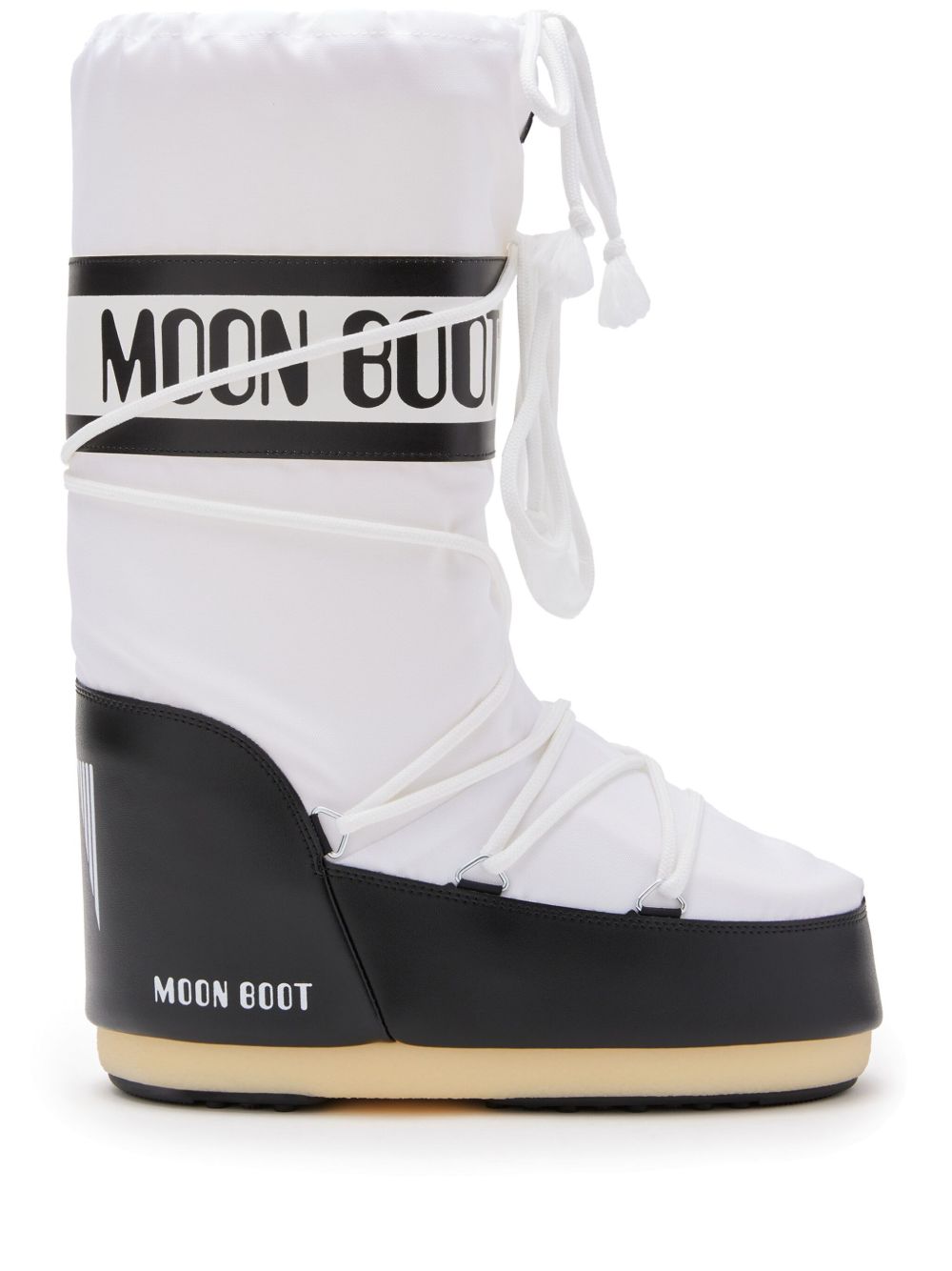 Stivali Icon con stampa in nero e bianco Moon boot - unisex 