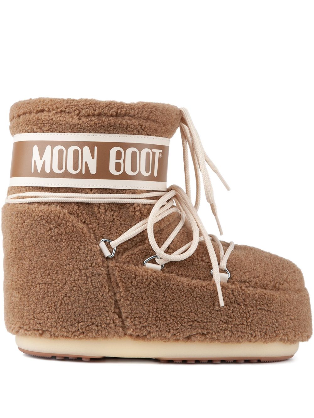 Stivali Icon in marrone Moon boot - unisex 