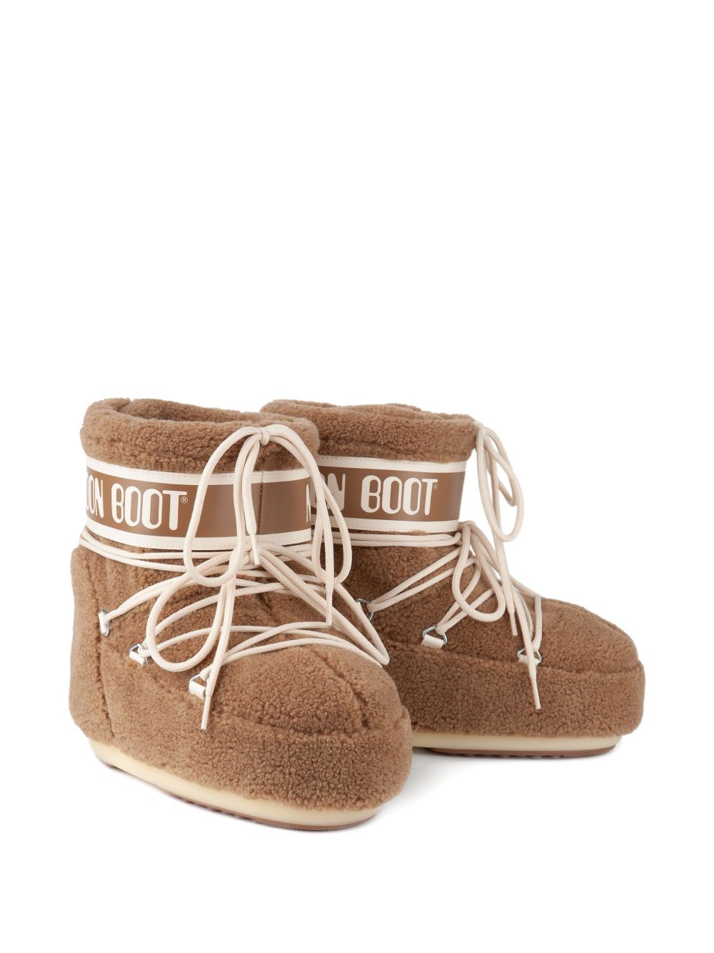 Stivali Icon in marrone Moon boot - unisex 