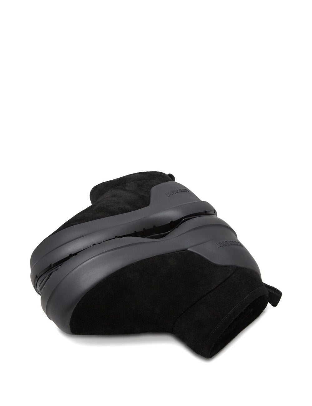 Stivali da pioggia Mezzaluna in nero Moon boot - uomo 
