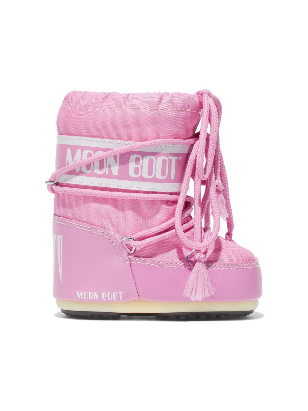 Stivali icon con logo in rosa Moon boot kids - bambino 