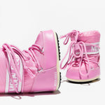 Stivali icon con logo in rosa Moon boot kids - bambino 