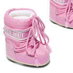 Stivali icon con logo in rosa Moon boot kids - bambino 
