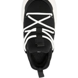 Stivaletti jr park low lace in nero e bianco 