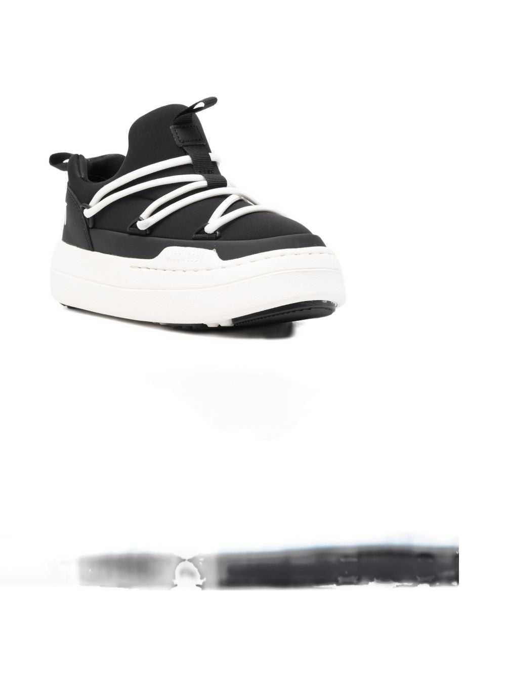 Stivaletti jr park low lace in nero e bianco 