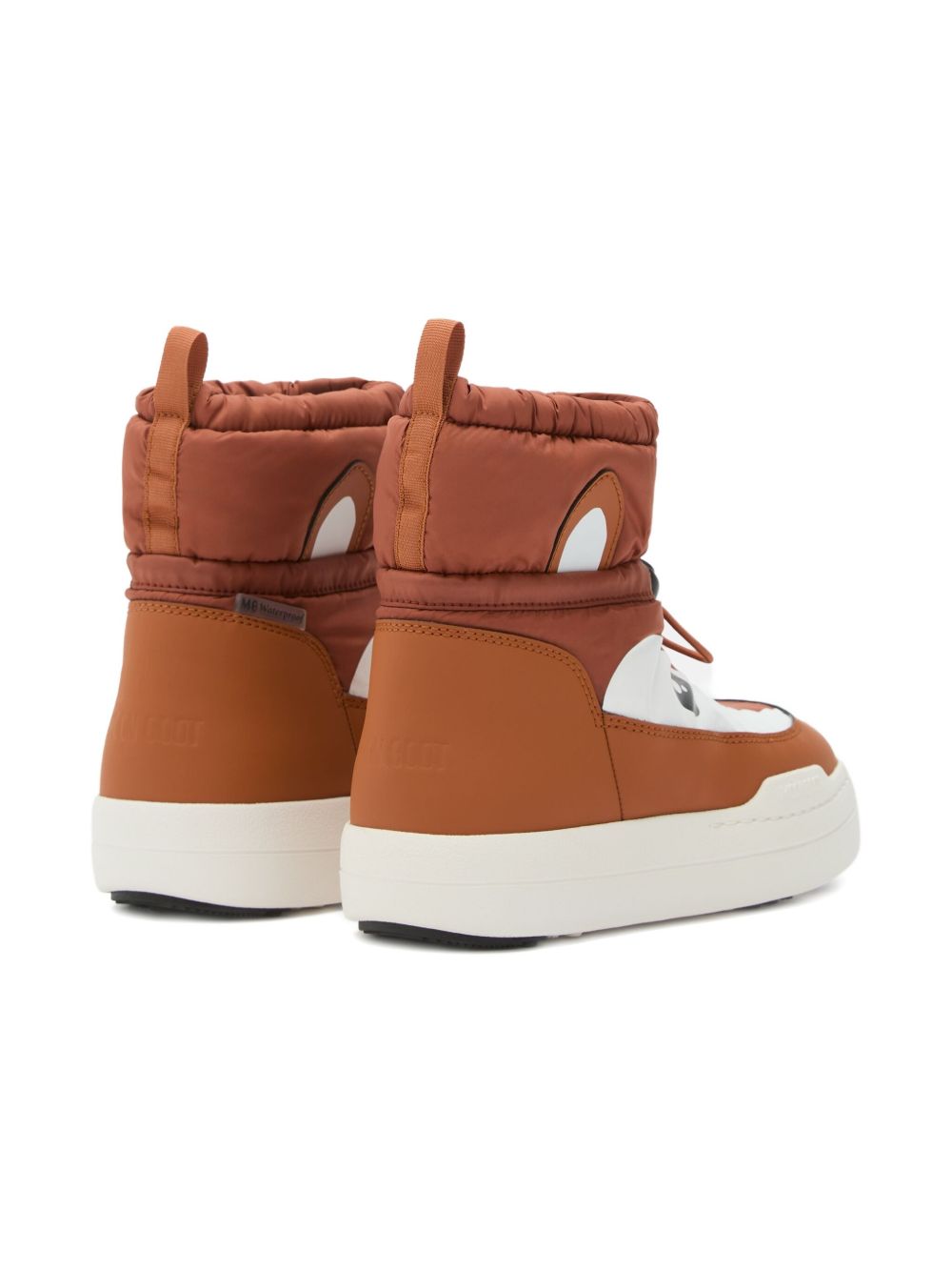 Stivali da neve imbottiti Park Strap in marrone Moon boot kids - bambino 