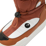 Stivali da neve imbottiti Park Strap in marrone Moon boot kids - bambino 