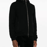 Giacca con cappuccio e zip brigno-mrw  in nero Moorer - uomo 