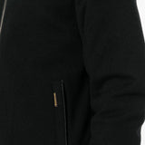 Giacca con cappuccio e zip brigno-mrw  in nero Moorer - uomo 