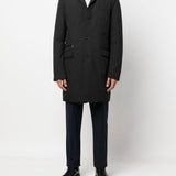 Cappotto Redon-SKT con cappuccio in nero MOORER - uomo 