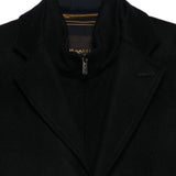 Cappotto monopetto in blu Moorer - uomo 