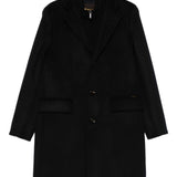 Cappotto monopetto in blu Moorer - uomo 