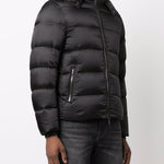 Piumino con zip in nero Moorer - uomo 