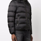 Piumino con zip in nero Moorer - uomo 