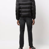 Piumino con zip in nero Moorer - uomo 