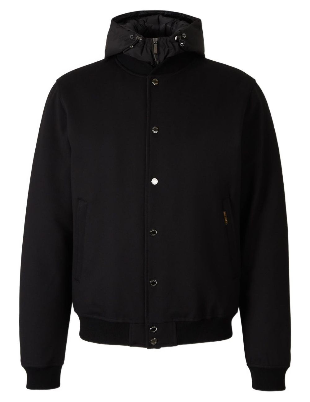 Giacca Callum con cappuccio in nero Moorer - uomo 