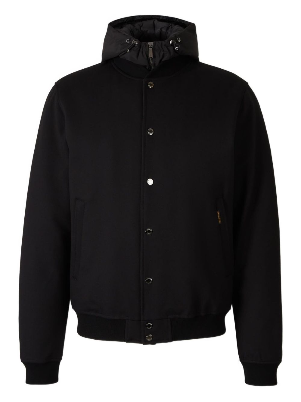 Giacca Callum con cappuccio in nero Moorer - uomo 