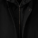 Giacca Callum con cappuccio in nero Moorer - uomo 