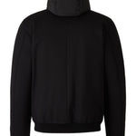 Giacca Callum con cappuccio in nero Moorer - uomo 