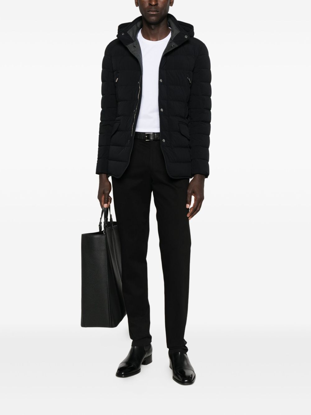 Piumin craig in blu scuro Moorer - uomo 