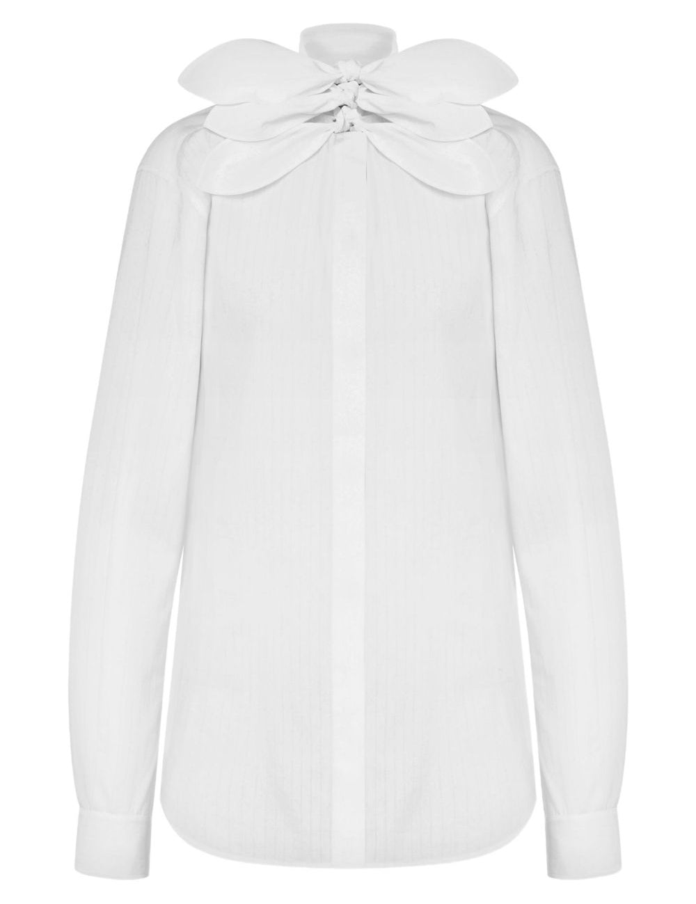 Camicia con fiocco in bianco Moschino - donna 