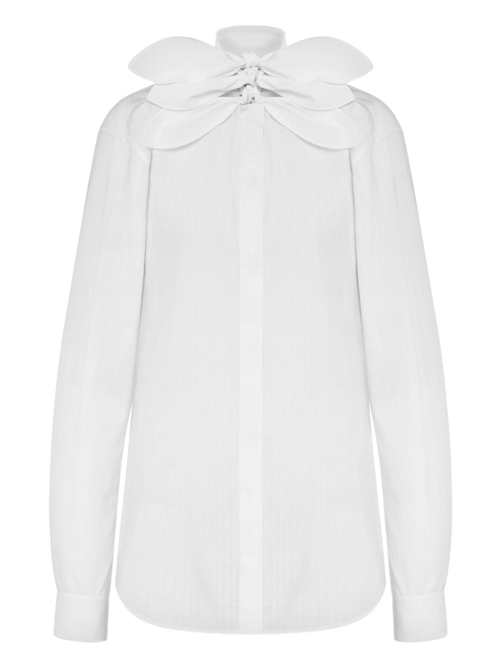 Camicia con fiocco in bianco Moschino - donna 