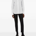 Camicia con fiocco in bianco Moschino - donna 