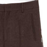 Pantaloni con dettaglio laterale in marrone Moschino - donna 