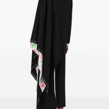 Giacca asimmetrica in nero Moschino - donna 