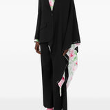 Giacca asimmetrica in nero Moschino - donna 