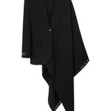 Giacca asimmetrica in nero Moschino - donna 
