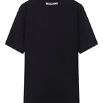 T-shirt con stampa in nero Moschino - donna 