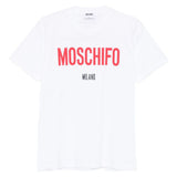T-shirt con stampa moschifo in bainco Moschino - donna 