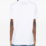 T-shirt con stampa moschifo in bainco Moschino - donna 